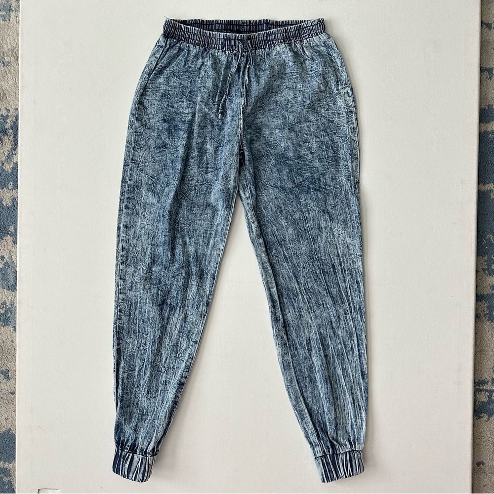 Sparkle & Fade Women’s Acid Wash Joggers Size XS